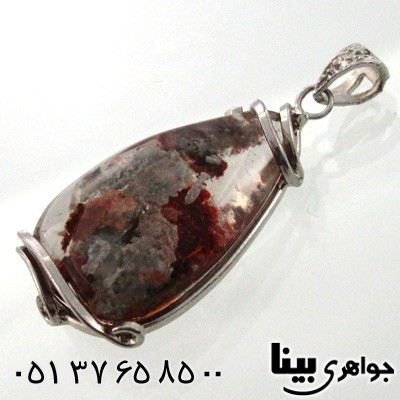 گردنبند کوارتز طرح درختچه زیبا