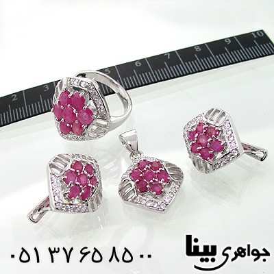 سرویس یاقوت سرخ زنانه طرح گلنوش