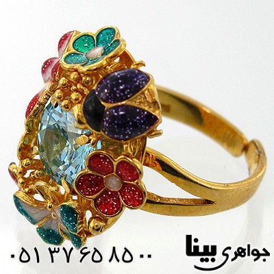 سرویس چند جواهر زنانه زبرجد و توپاز طرح توکیو