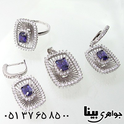سرویس آمتیست زنانه طرح ملکه درشت