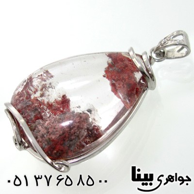 گردنبند کوارتز طرح گلبوته