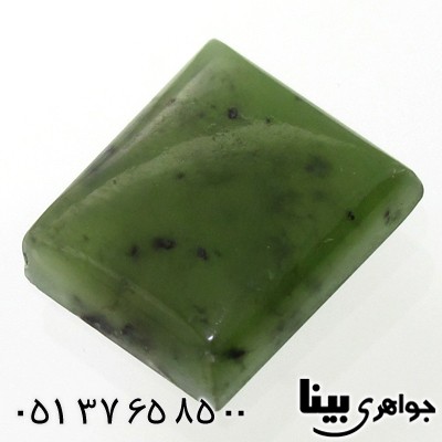 نگین انگشتر یشم خوش نقش مربعی