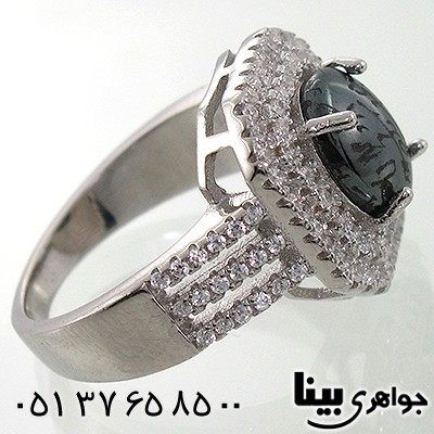 انگشتر حدید صینی زنانه با دعای هفت جلاله  طرح مدرن