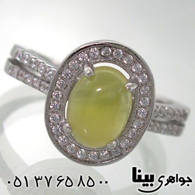 انگشتر عقیق شرف الشمس زنانه طرح آندریا