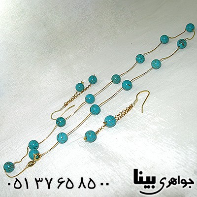 سرویس فیروزه شجری زنانه طرح زیر خاکی مه لقا