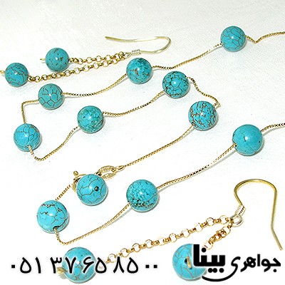 سرویس فیروزه شجری زنانه طرح زیر خاکی مه لقا