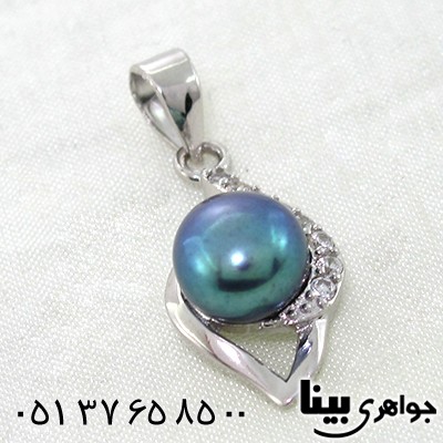 گردنبند مروارید کبود زنانه طرح دریا