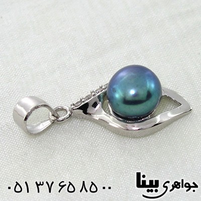 گردنبند مروارید کبود زنانه طرح دریا