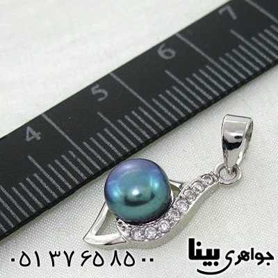 گردنبند مروارید کبود زنانه طرح دریا
