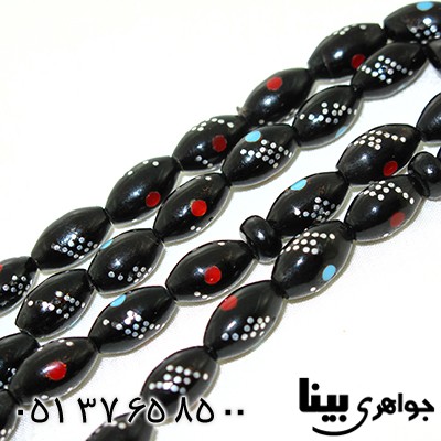 تسبیح یسر مرغوب نقره کوب 33 دانه ای درشت