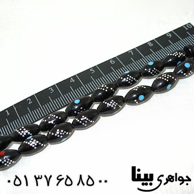 تسبیح یسر مرغوب نقره کوب 33 دانه ای درشت