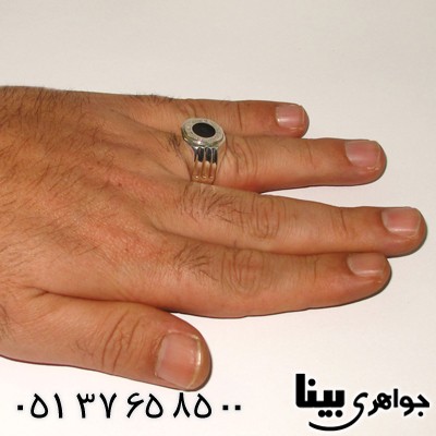 انگشتر نقره مردانه طرح ورساچی