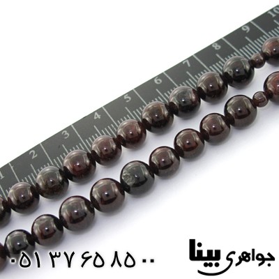 تسبیح یاقوت گارنت 33 دانه ای درشت خوش تراش