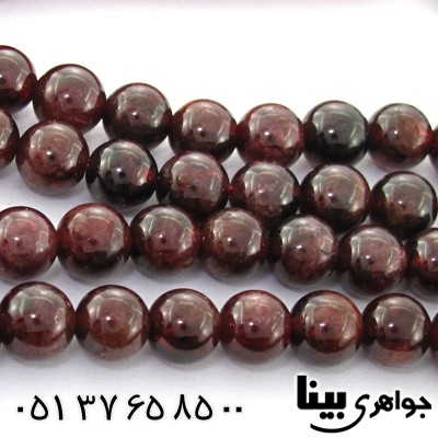 تسبیح یاقوت گارنت 101 دانه ای دانه گرد