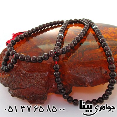 تسبیح یاقوت گارنت 101 دانه ای دانه گرد