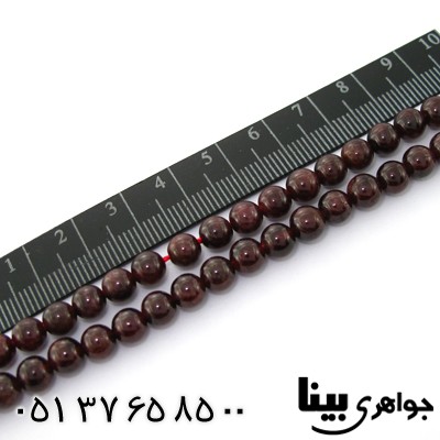 تسبیح یاقوت گارنت 101 دانه ای دانه گرد