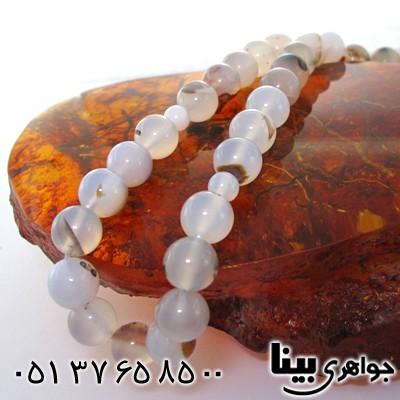تسبیح عقیق شجری عالی 33 دانه ای بینظیر درشت و سنگین