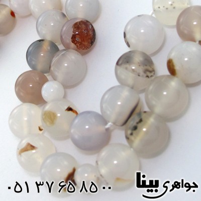 تسبیح عقیق شجری عالی 33 دانه ای بینظیر درشت و سنگین