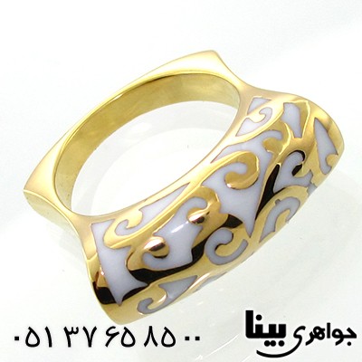 انگشتر میناکاری Swatch سوئیسی عاجی رنگ