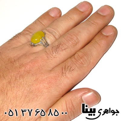 انگشتر عقیق شرف الشمس مردانه علی (ع)