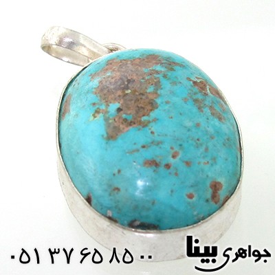 گردنبند فیروزه نیشابوری شجری درشت _کد:7561