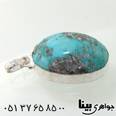 گردنبند فیروزه نیشابوری خوشرنگ _کد:7619