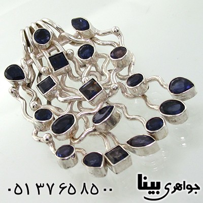 گردنبند یاقوت کبود زنانه درشت سلطنتی با شکوه _کد:1231