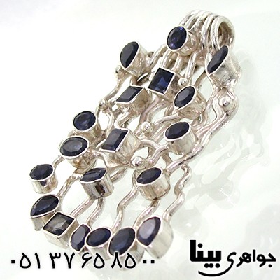 گردنبند یاقوت کبود زنانه درشت سلطنتی با شکوه _کد:1231