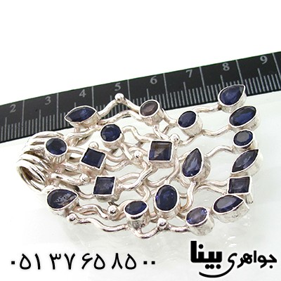 گردنبند یاقوت کبود زنانه درشت سلطنتی با شکوه _کد:1231