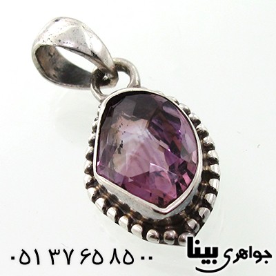 گردنبند آمتیست زنانه طرح پانیذ _کد:7671