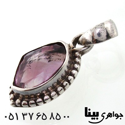 گردنبند آمتیست زنانه طرح پانیذ _کد:7671