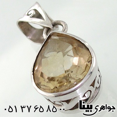 گردنبند سیترین زنانه درشت اشکی _کد:7677