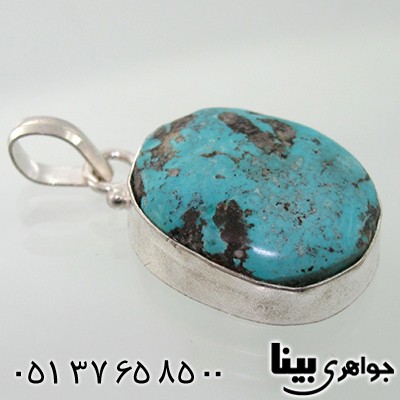 گردنبند فیروزه نیشابوری مرغوب و درشت _کد:7691