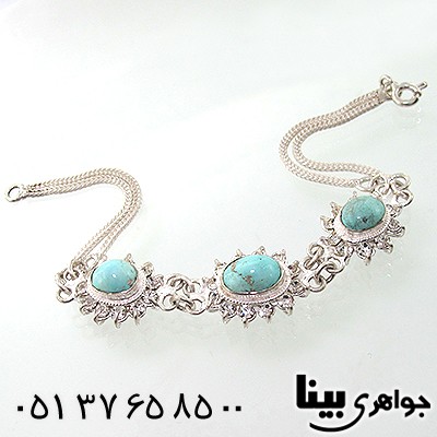 دستبند فیروزه نیشابوری جدید _کد:7712