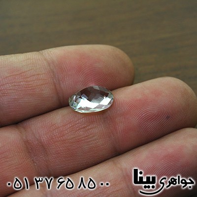 نگین انگشتر آمتیست سبز تراش برلیانی _کد:7719