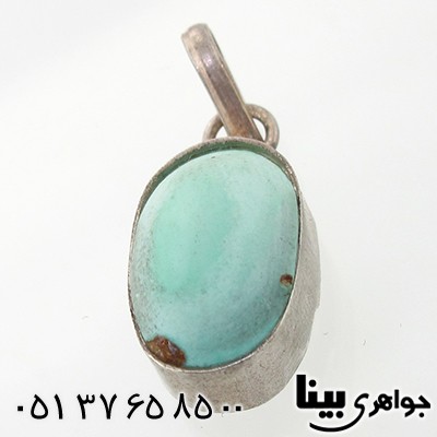 گردنبند فیروزه نیشابوری دور ساده _کد:7734