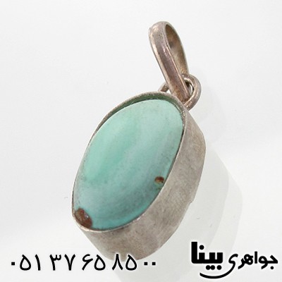 گردنبند فیروزه نیشابوری دور ساده _کد:7734
