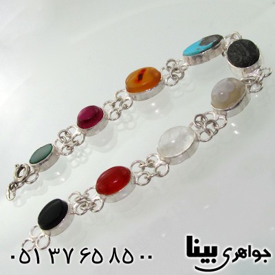 دستبند چند جواهر زنانه مدل سلجوقی _کد:7735