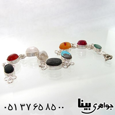 دستبند چند جواهر زنانه مدل سلجوقی _کد:7735