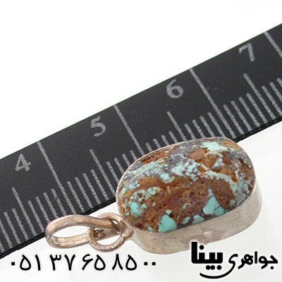گردنبند فیروزه نیشابوری دور ساده قدیمی _کد:7742