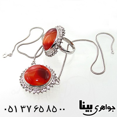 سرویس عقیق سلیمانی درشت فاخر _کد:1239