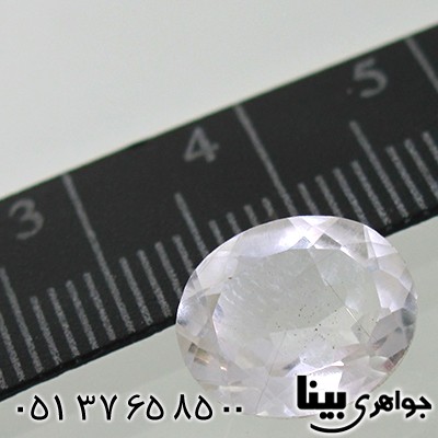 نگین انگشتر کوارتز سفید تراش برلیانی _کد:7746