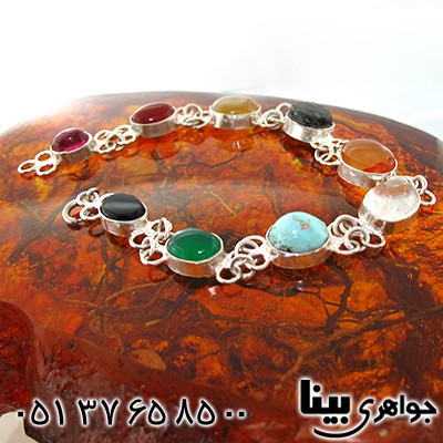 دستبند چند جواهر زنانه مدل سلجوقی _کد:7747