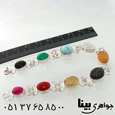 دستبند چند جواهر زنانه مدل سلجوقی _کد:7747