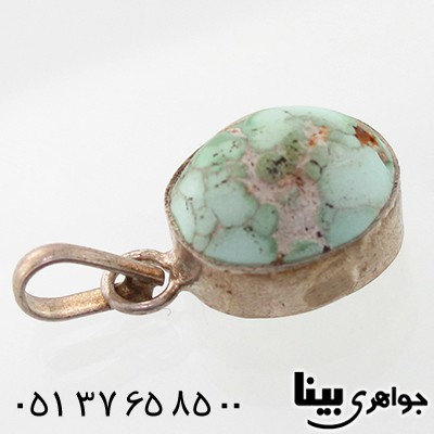 گردنبند فیروزه نیشابوری قدیمی _کد:7748