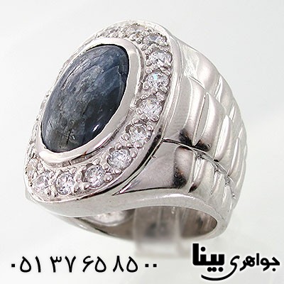 انگشتر یاقوت استار درشت و سنگین _کد:7783