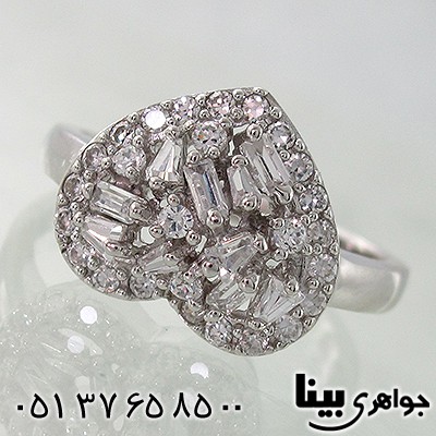 انگشتر اتمی سوئیسی مدل قلب _کد:7785