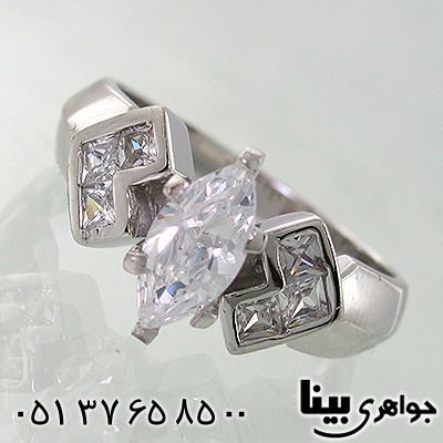 انگشتر اتمی سوئیسی زنانه مدل پرنسس _کد:7790