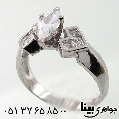 انگشتر اتمی سوئیسی زنانه مدل پرنسس _کد:7790