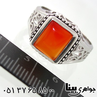 انگشتر عقیق مردانه کلاسیک _کد:7802